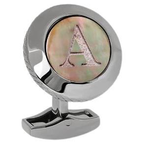 Personalised Initials Cufflink, A For Sale