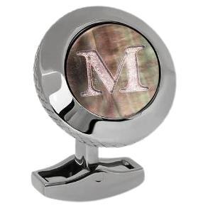 Personalised Initials Cufflink - M