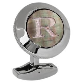 Personalised Initials Cufflink, R For Sale