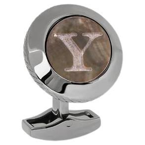 Personalised Initials Cufflink - Y For Sale