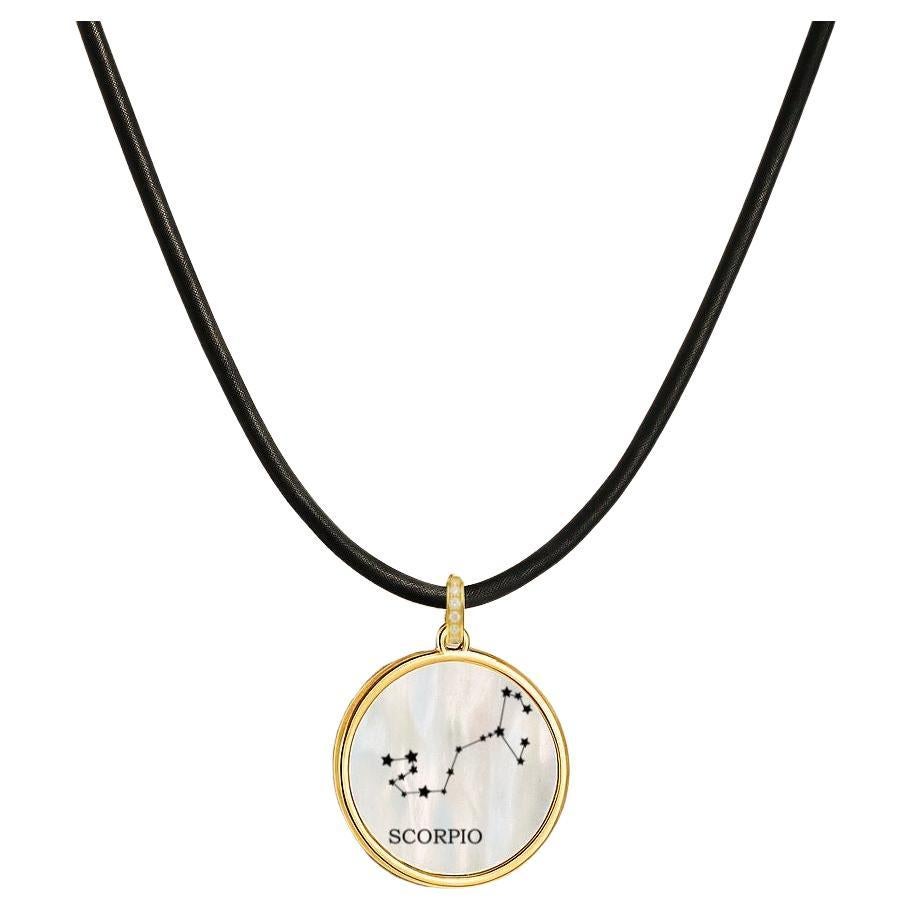 Pendentif personnalisé du signe du Zodiac Scorpion - pendentif personnalisé avec photo ou image