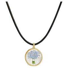 Pendentif personnalisé en forme de fleur de naissance - pendentif personnalisé en forme de photo ou d
image