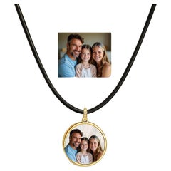 Pendentif personnalisé en forme de portrait de famille - pendentif personnalisé en forme de photo ou d
image