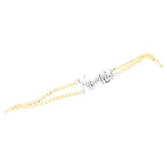 Personalized Full Name 14K (or 18k upon request) Yellow Gold Chain Bracelet