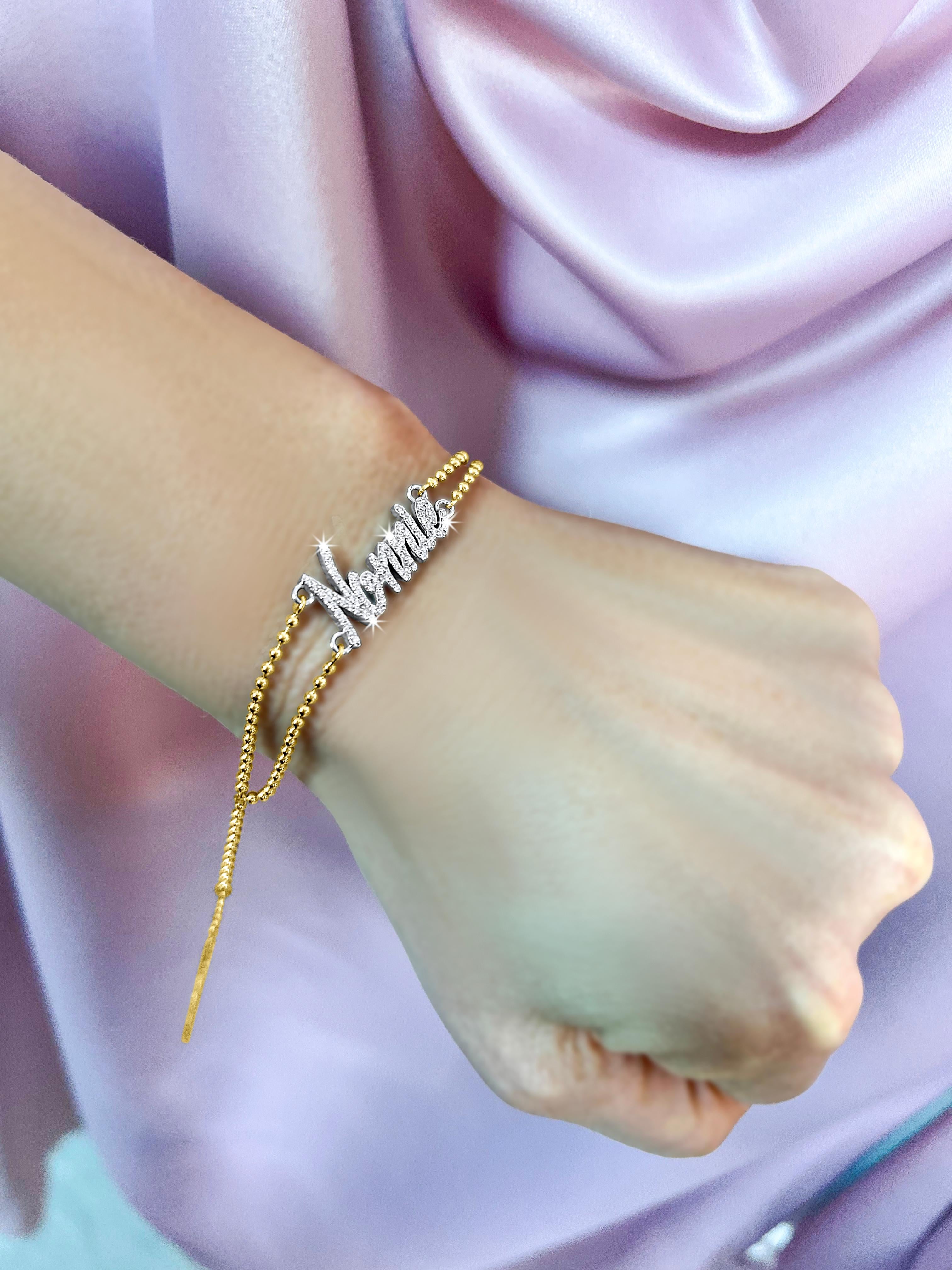 Bracelet Information
Diamond Type : Natural Diamond
Metal : 14k Gold
Metal Color : Yellow Gold, White Gold
Diamond Type : Round Diamond
 

Introducing our exquisite piece of jewelry featuring the captivating beauty of 14K White & Yellow Gold with