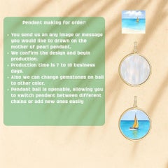 Personalized Pet Photo Pendant - custom any photo or picture pendant