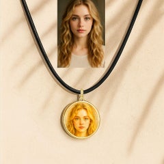 Personalized Portrait Pendant - custom any photo or picture pendant