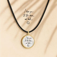 Personalized Quote Text Pendant- custom any photo or picture pendant