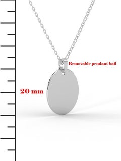 Personalized Your Photo Pendant in 925 silver - Custom Pet Portrait Necklace