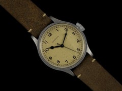 Personally Owned & Worn By Ian McDonald with COA - Longines Heritage Military