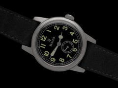 Personalmente posseduto e indossato da Ian McDonald's con due COA - Bulova Hack Field