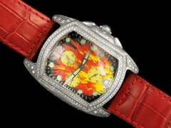 Personally Owned & Worn By Leslie West with Two COAs - Techno Flame Dial Diamond