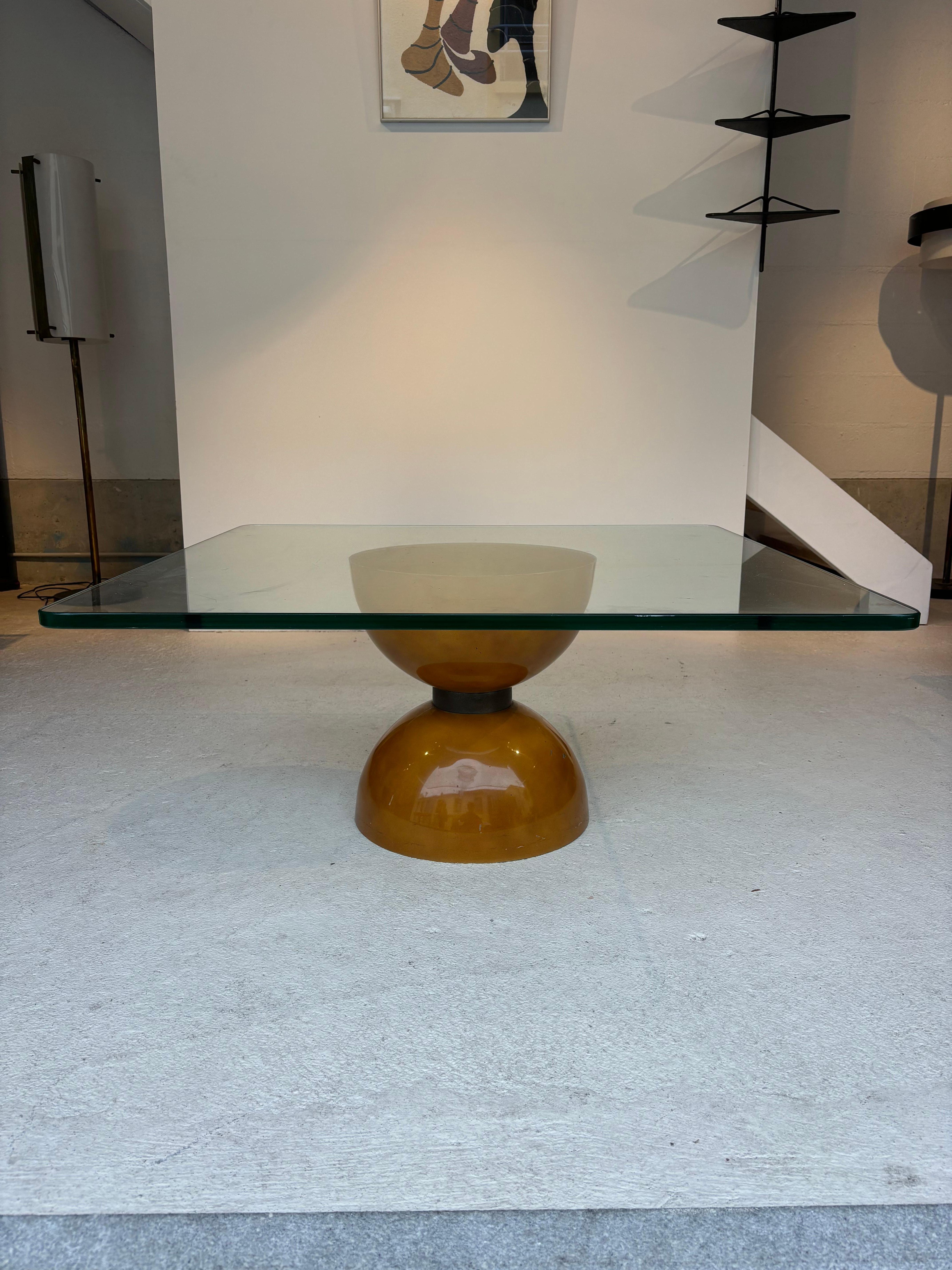 Table basse diabolo personnalisée par Raphaël Raffel en vente 1
