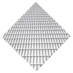 Persp. Panel mural Diamante 07 de madera prensada flocada de Arno Hoogland