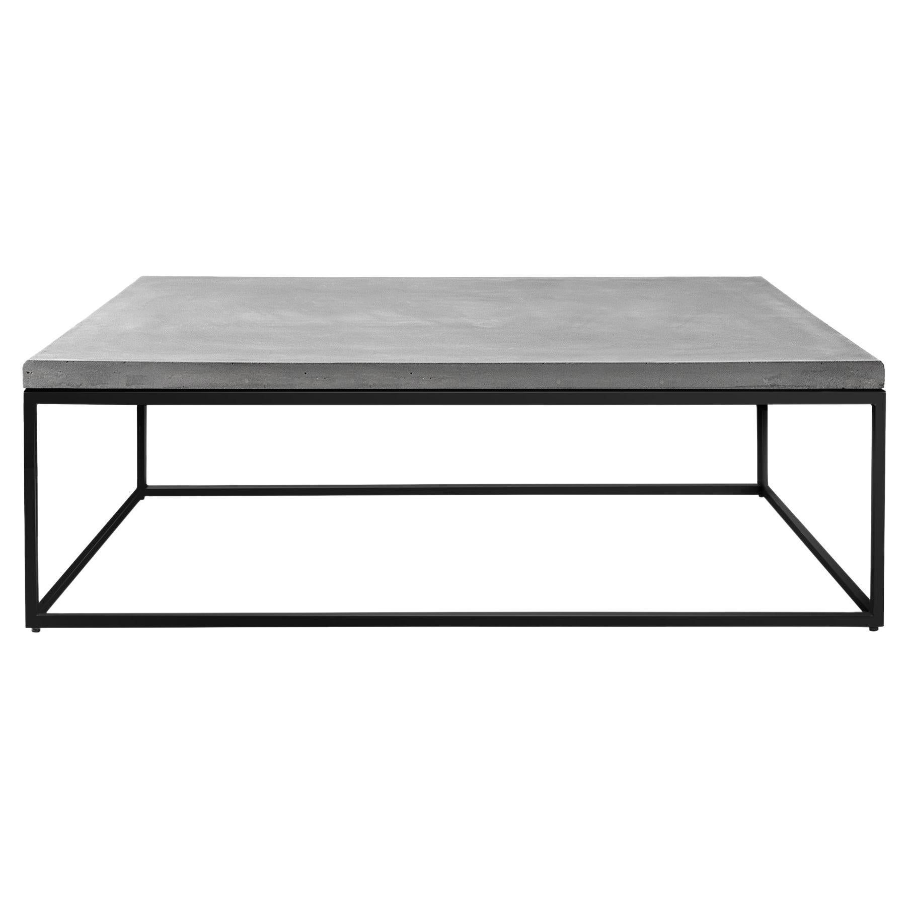 Perspective 1000x1000 Coffee Table Black For Sale