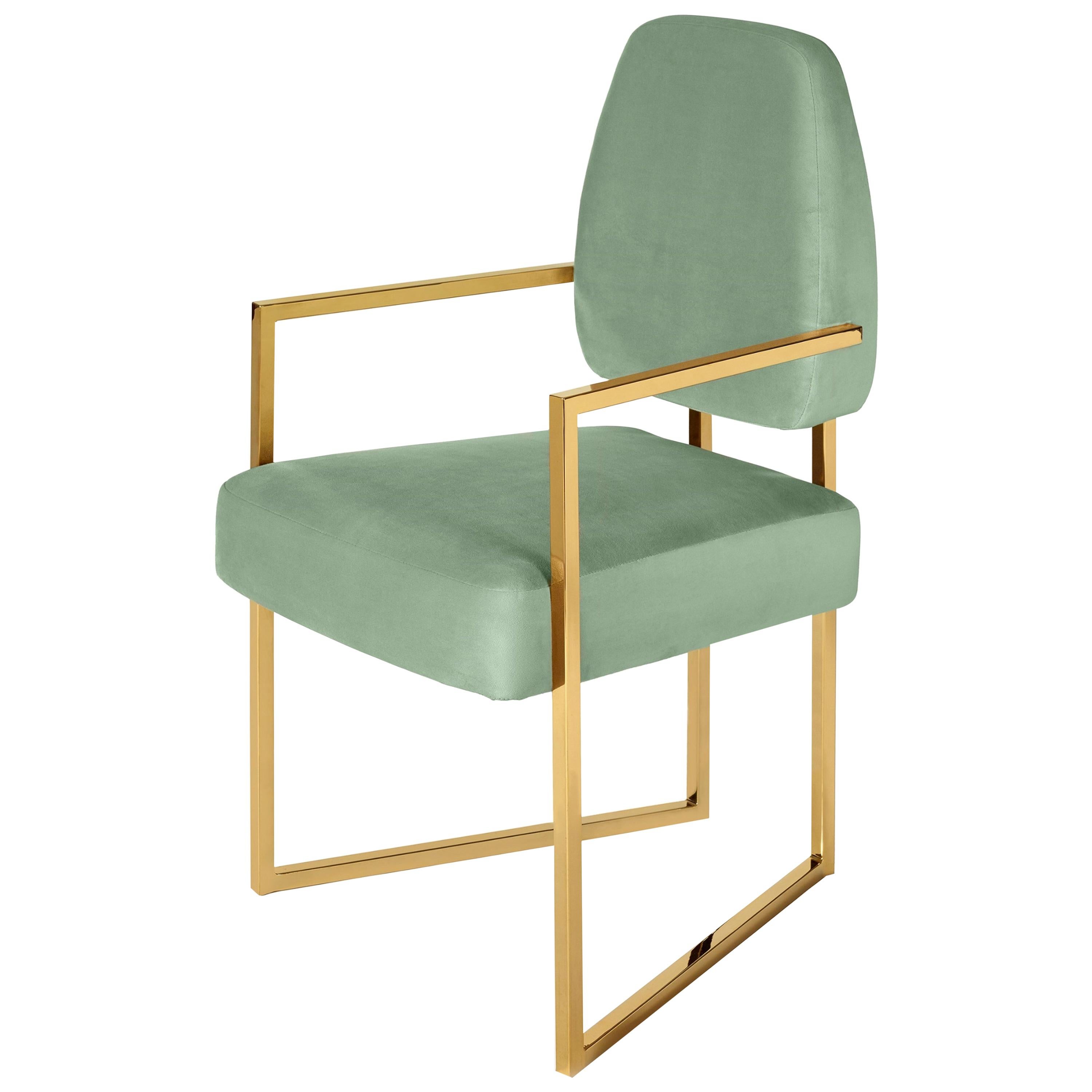 Perspective Dining Chair, Velvet, InsidherLand by Joana Santos Barbosa