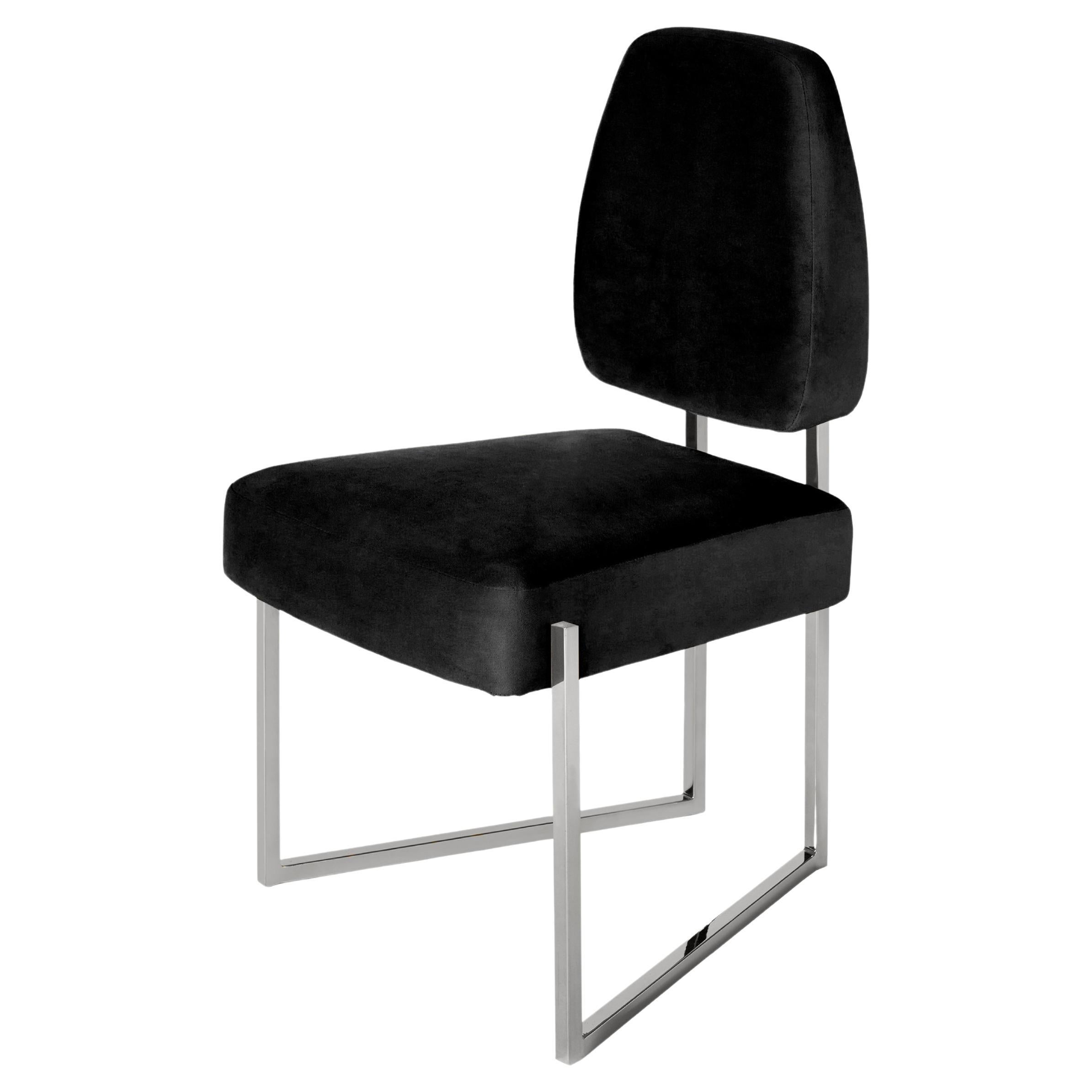 Perspective II Dining Chair, Steel, InsidherLand by Joana Santos Barbosa For Sale