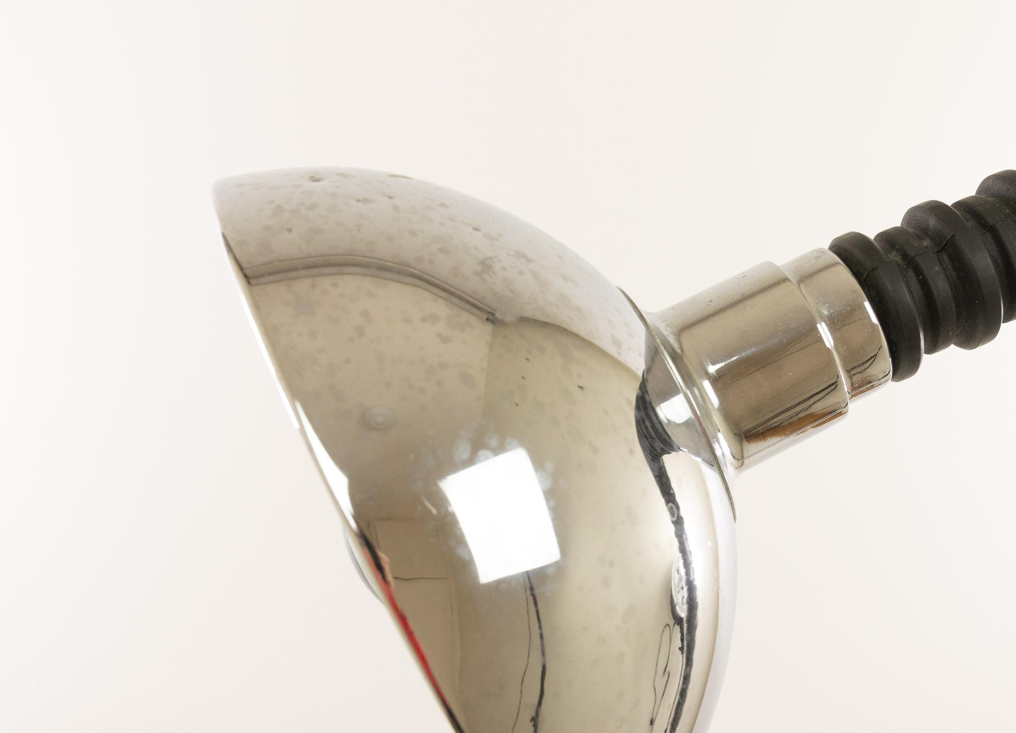 Metal Perspex and Chrome Clamp Table Lamp by Cosack, 1970s