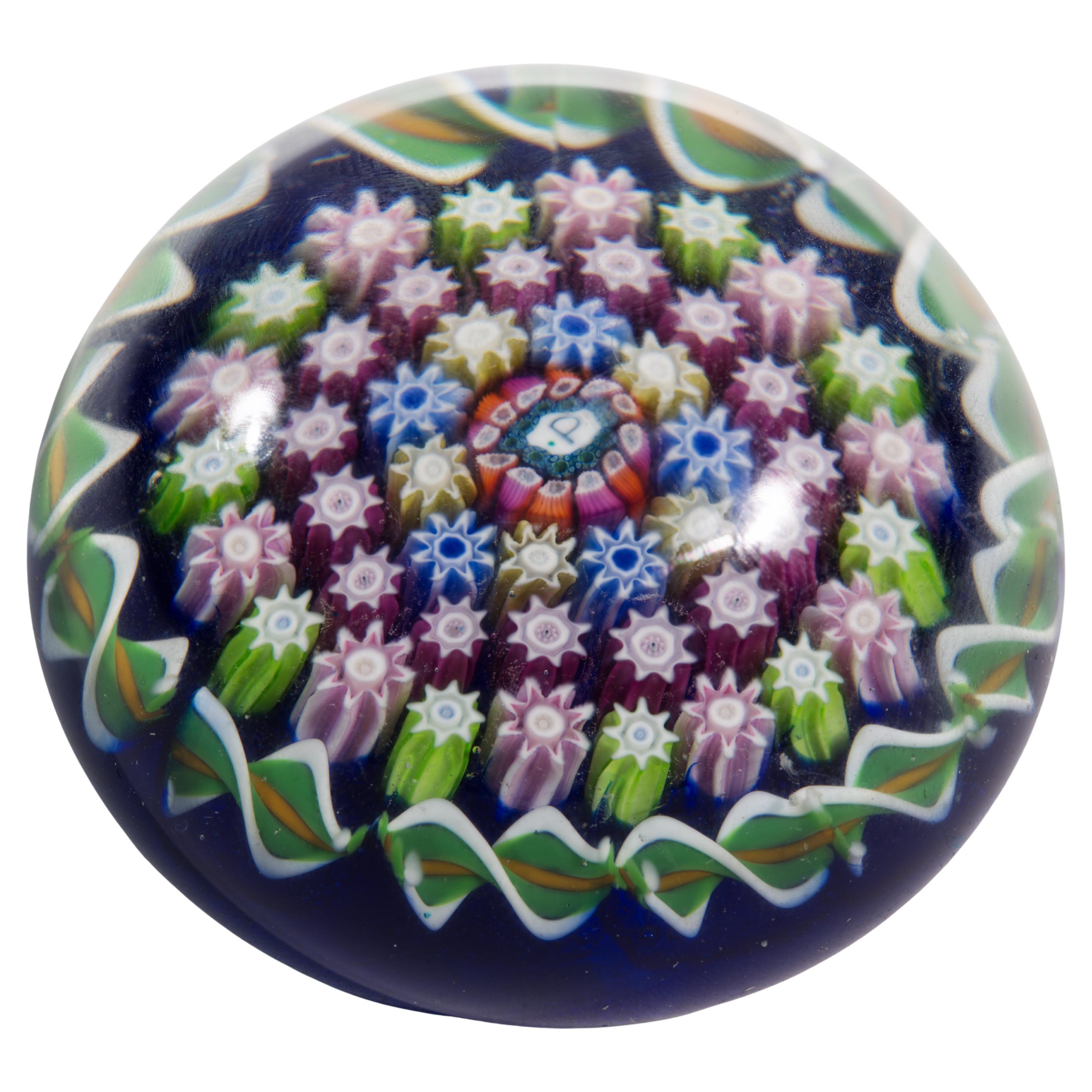 Perthshire Art Glass Paperweight Twists and Millefiori