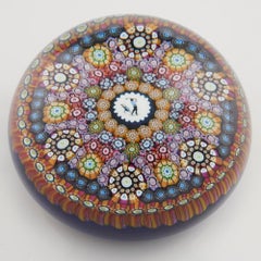 Perthshire PP81 Millefiori Golfer Paperweight 1992