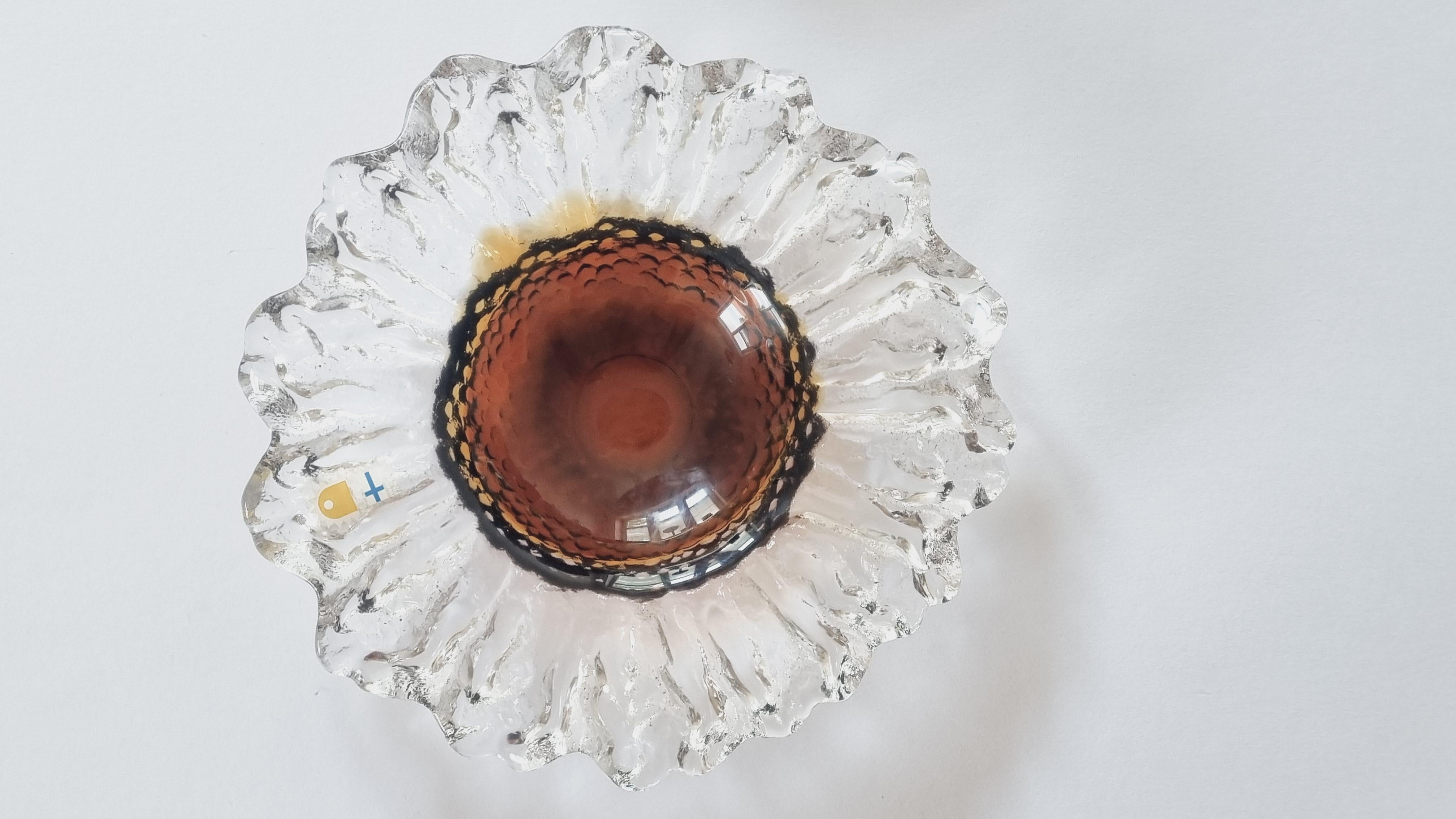 Pertti Santalahti Glass Bowl, Humppila, Finland, 1960s For Sale 5
