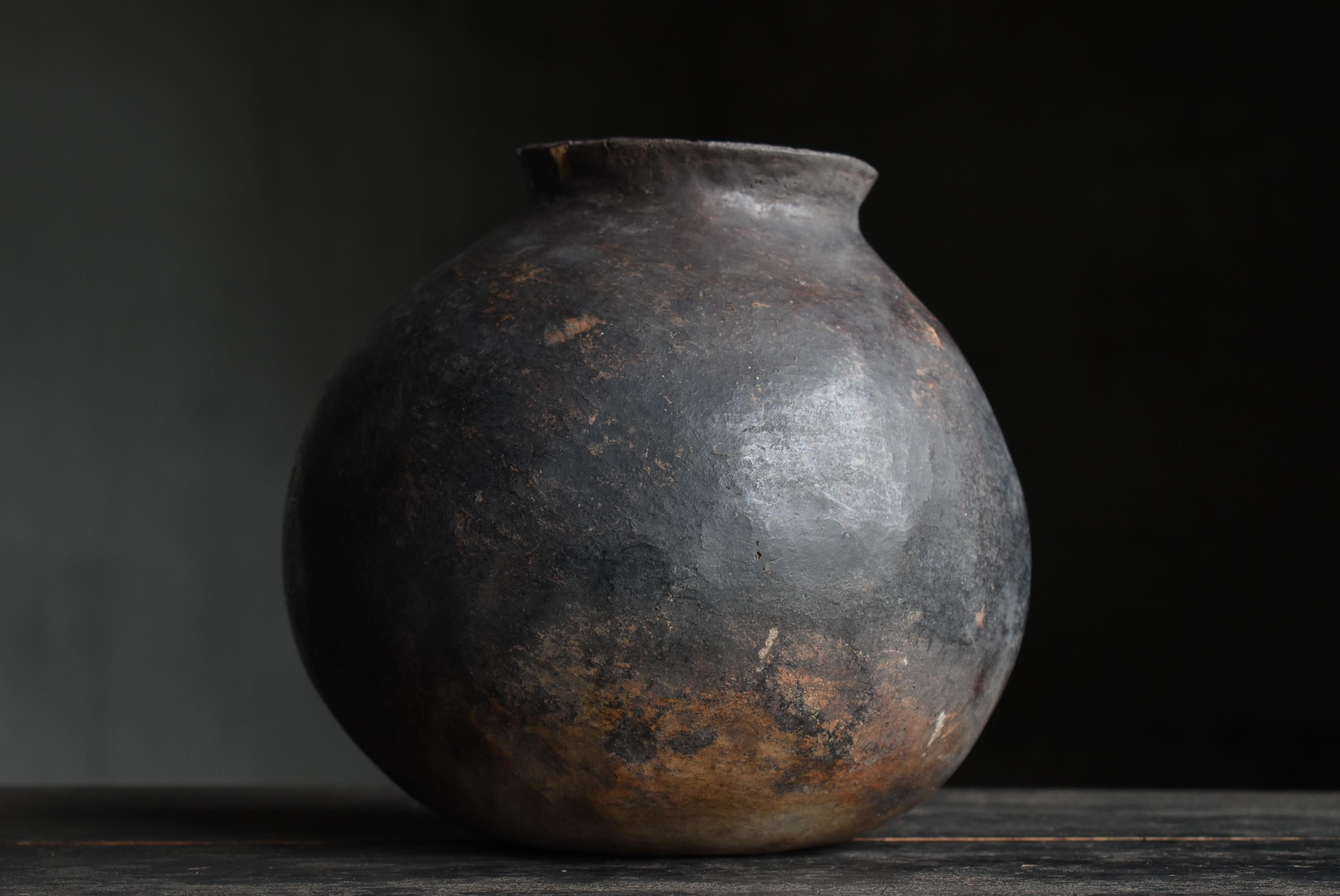 Peru Antique Earthenware 1700s-1800s / Pottery Vase Jar Pot Wabi Sabi 2