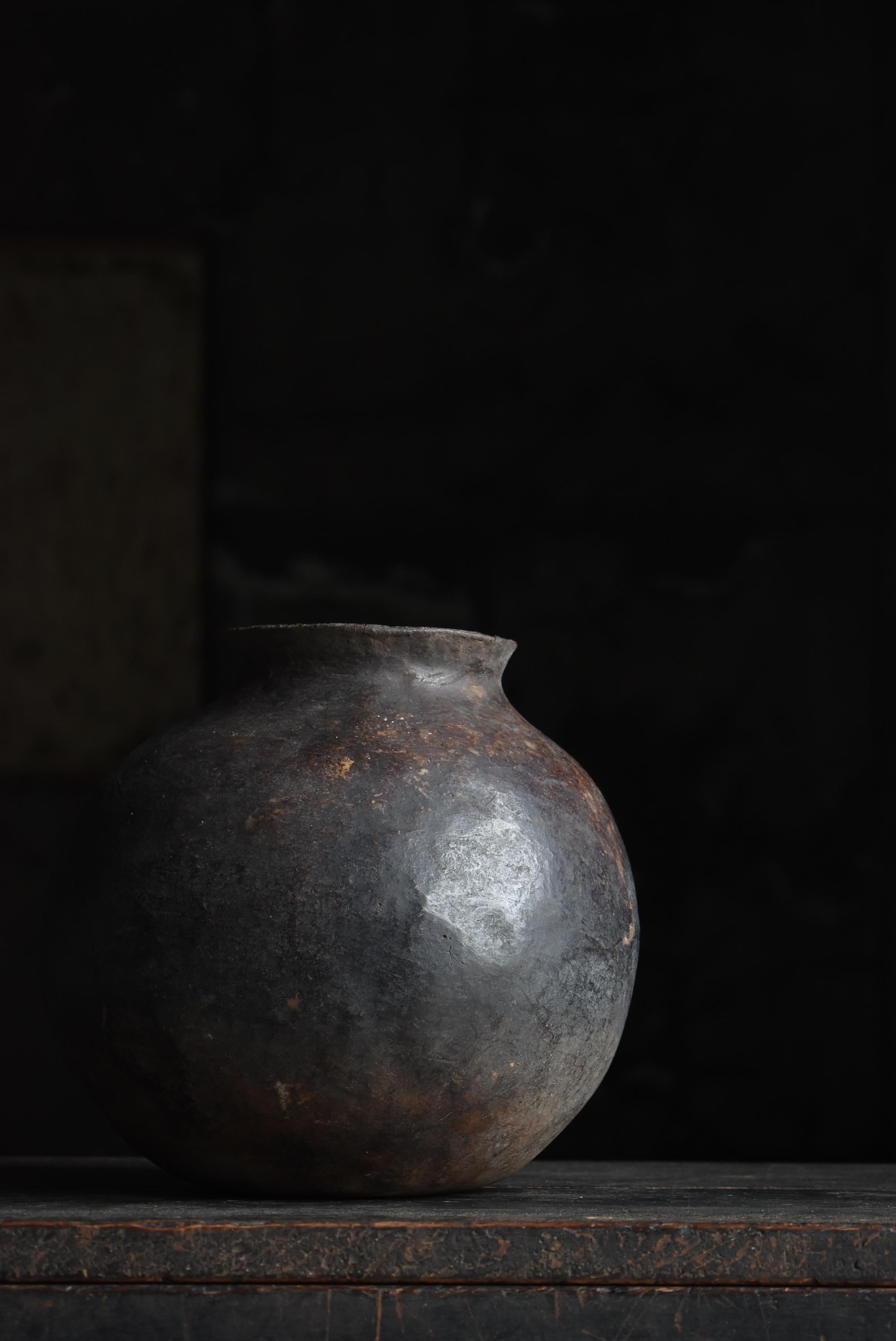 Peru Antique Earthenware 1700s-1800s / Pottery Vase Jar Pot Wabi Sabi 6