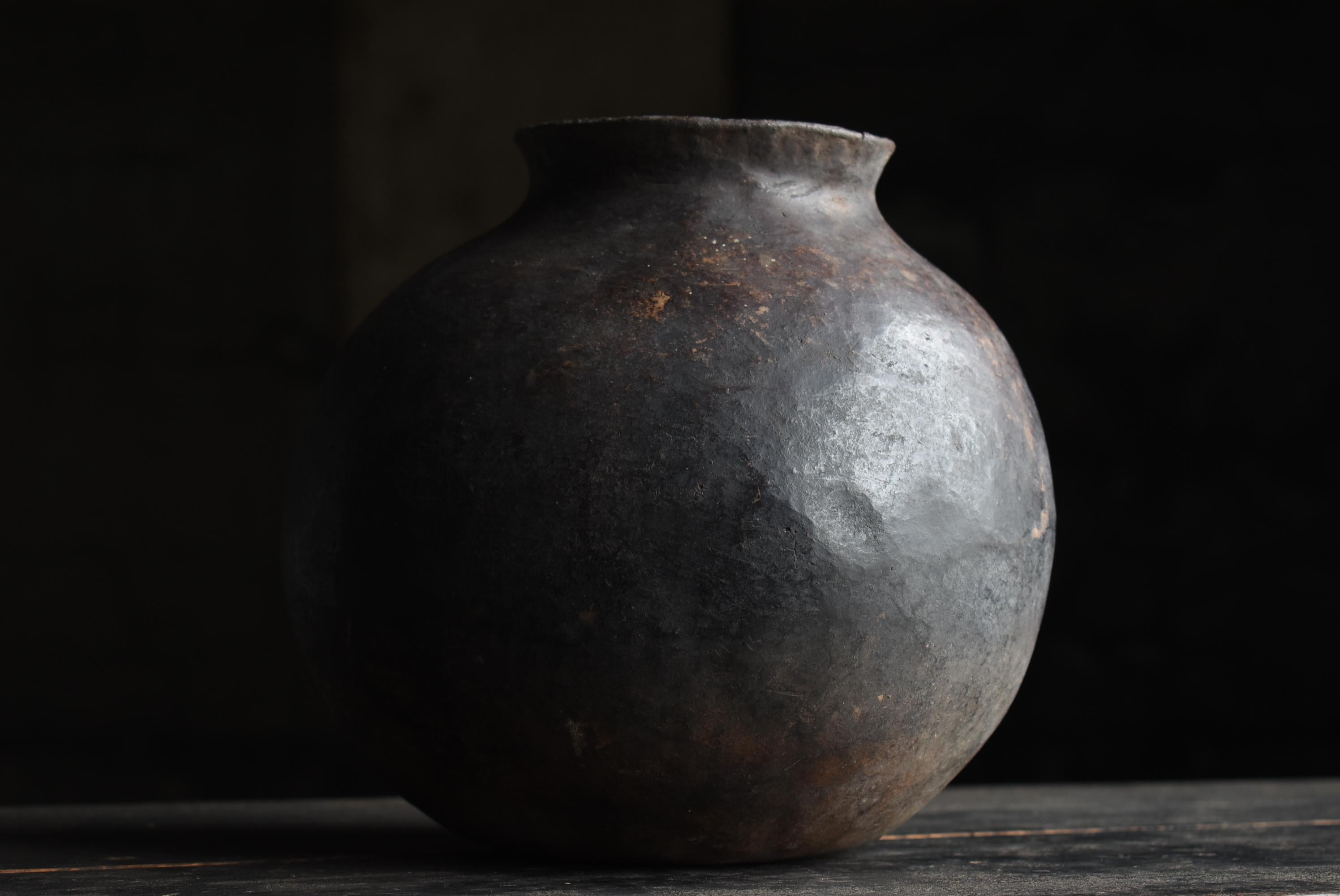 Other Peru Antique Earthenware 1700s-1800s / Pottery Vase Jar Pot Wabi Sabi
