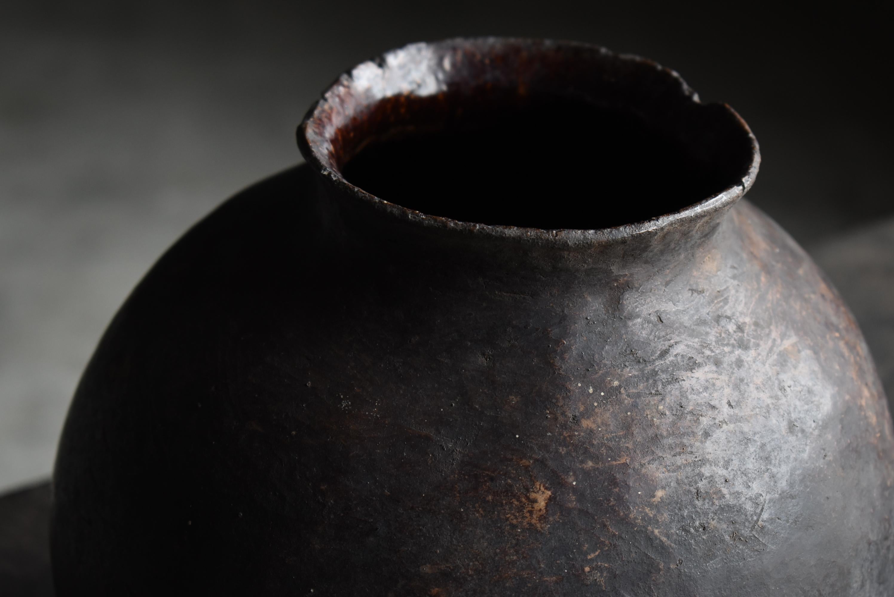 Peruvian Peru Antique Earthenware 1700s-1800s / Pottery Vase Jar Pot Wabi Sabi