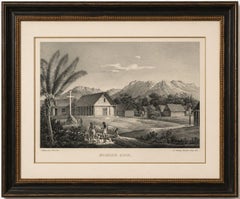 Peru Mission Sion, 1834 South America Exploration Lithograph by Poeppig, 1834