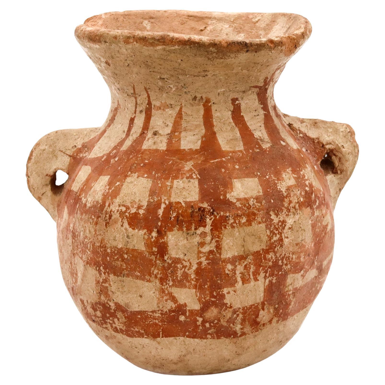 Peru Pre-Inca 900 / 1470 AD Chimu Pre Columbian Vessel In Earthenware Pottery For Sale