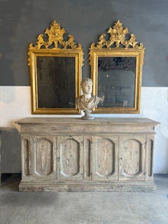 Perugia - 18th Century Style Italian 4-Door Painted Distressed Credenza To Order