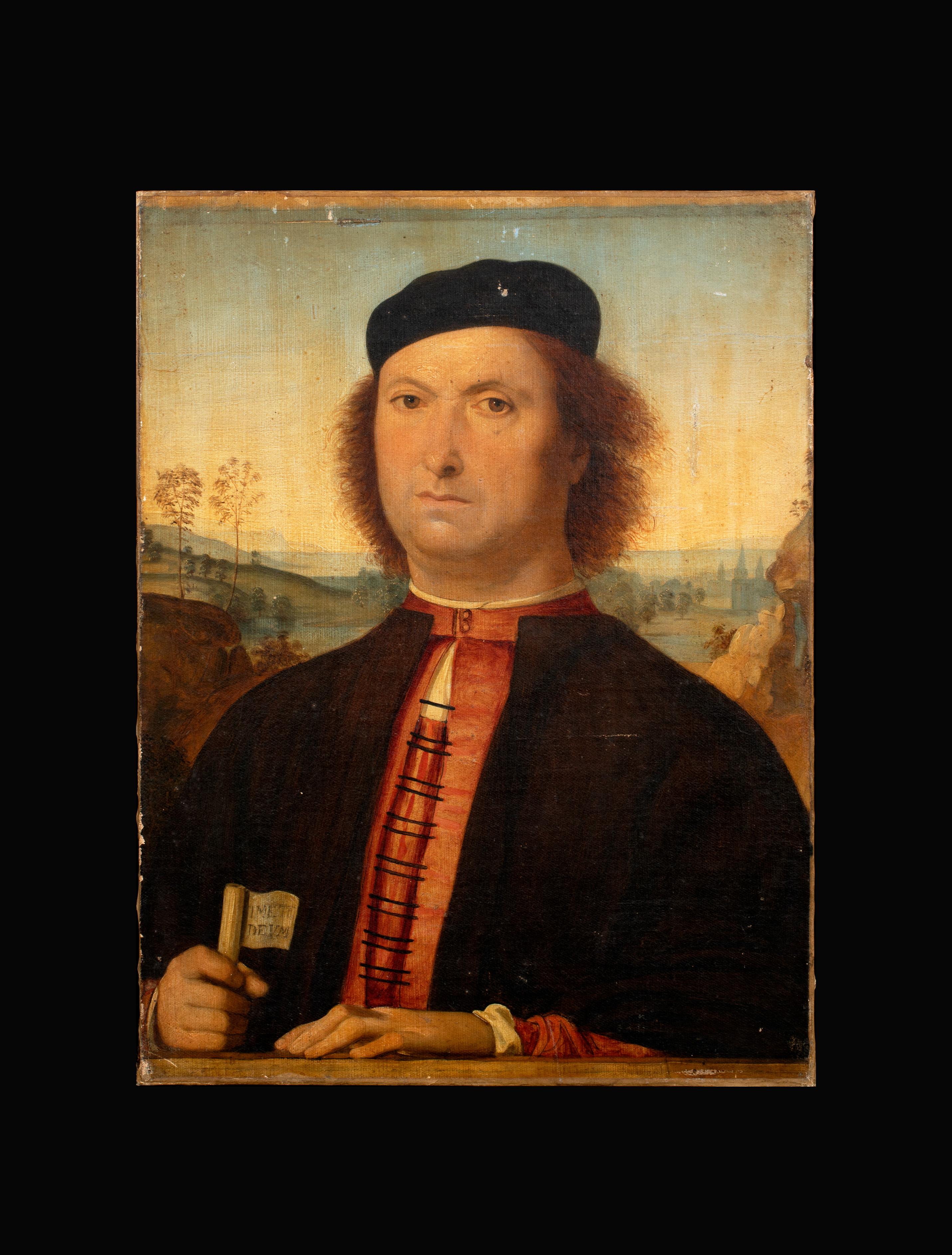 Ritratto di Francesco delle Opere, XVI secolo - Painting di Perugino