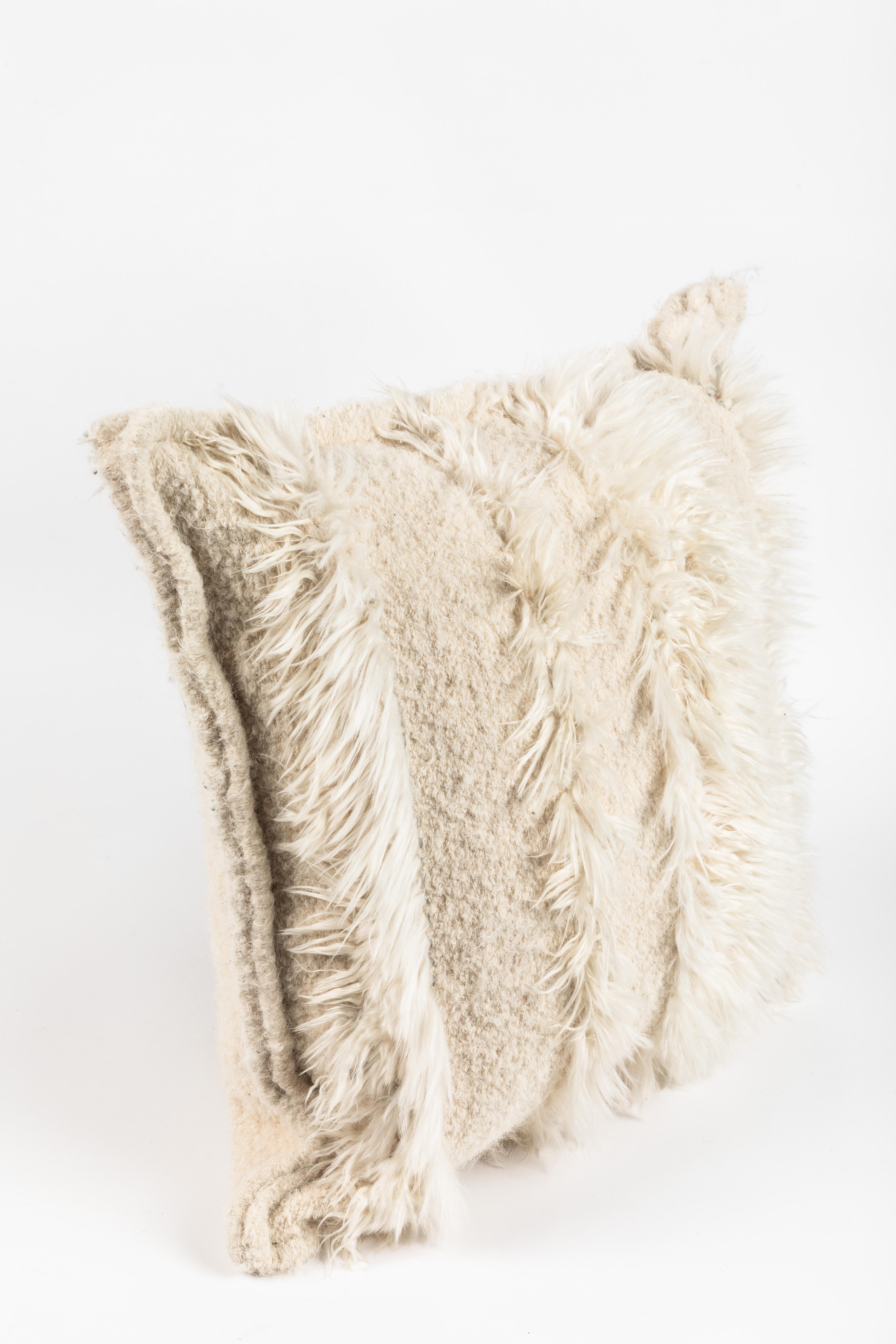 Peruvian Alpaca Pillow by Rosemary Hallgarten In Good Condition In Chicago, IL