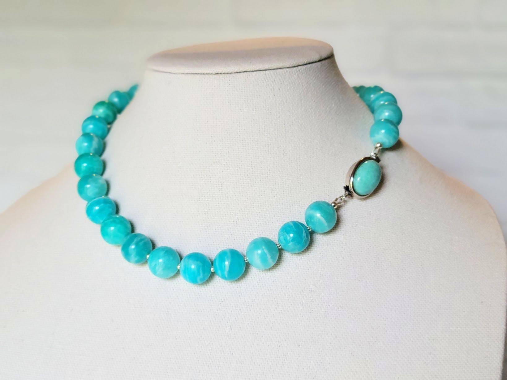 Women's Peruvian Amazonite Necklace