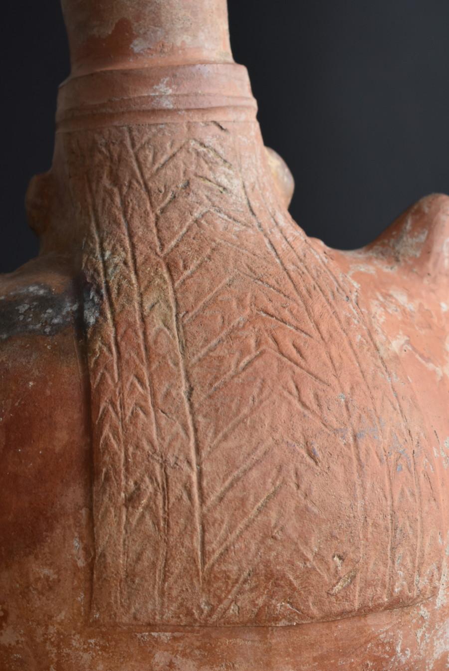 Peruanisches antikes Steingut / 9. bis 10. Jahrhundert / menschliche Maske / Wari-Kultur im Angebot 3