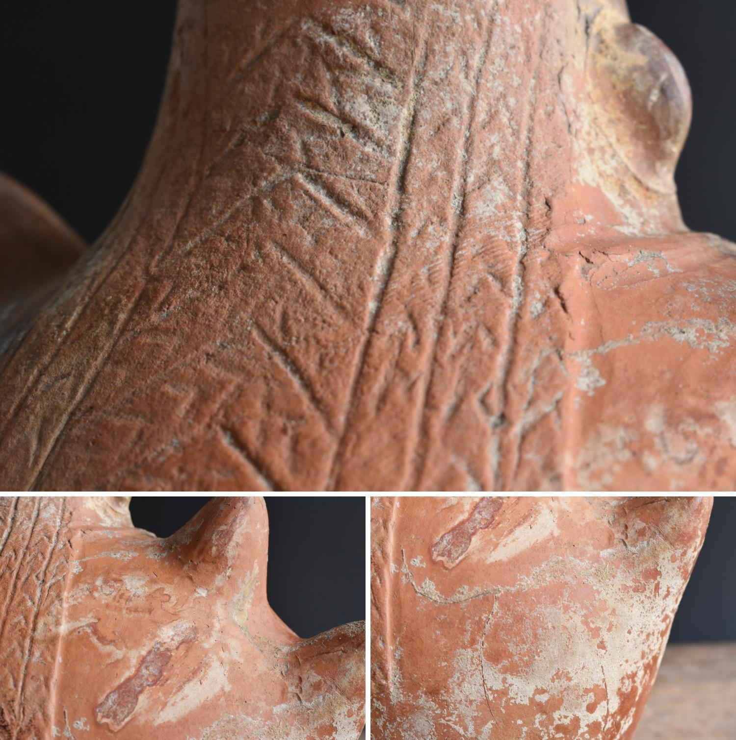 Peruanisches antikes Steingut / 9. bis 10. Jahrhundert / menschliche Maske / Wari-Kultur im Angebot 4