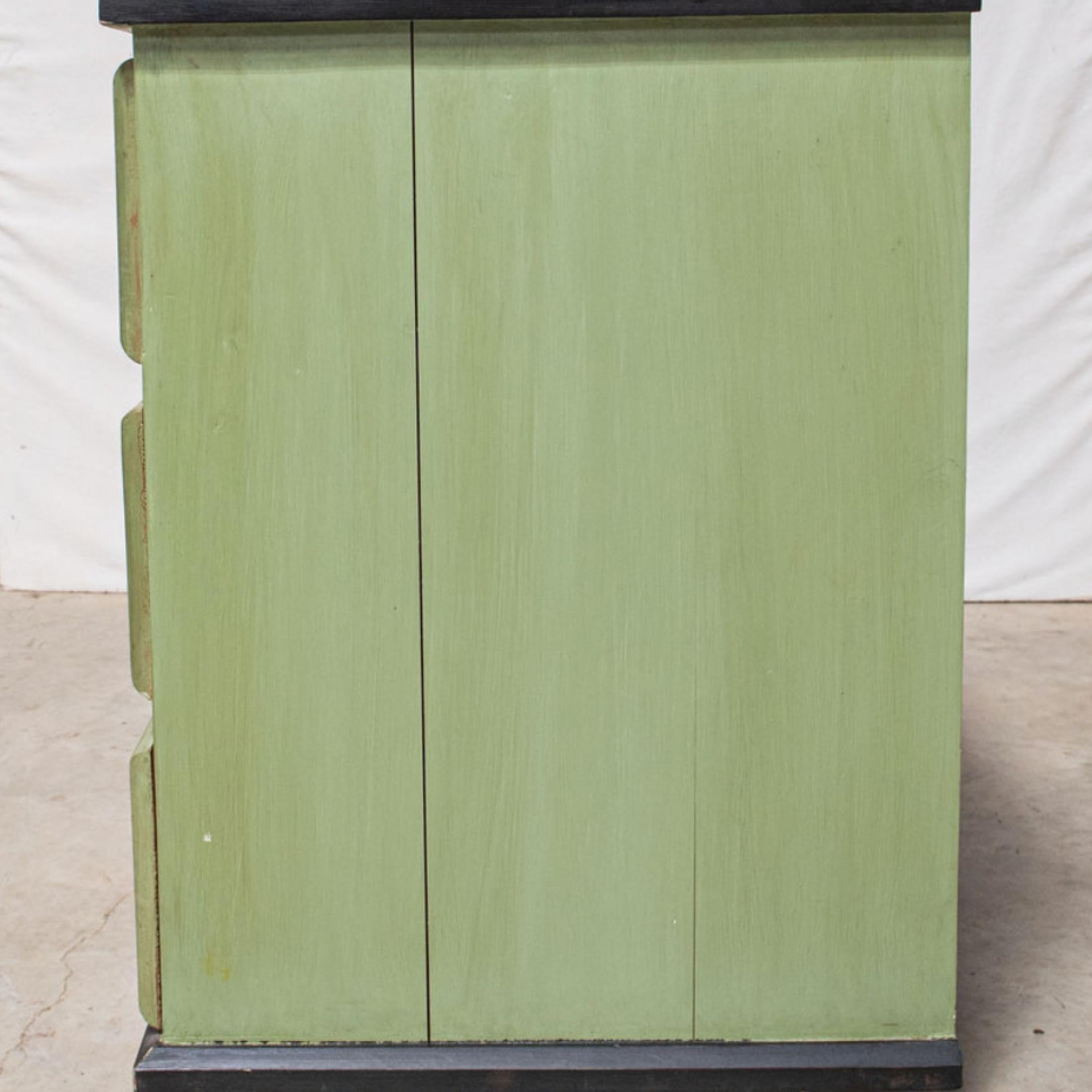 Peruvian Hand Painted Chest of Drawers or Commode, Two Available For Sale 1