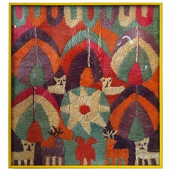 Vintage Peruvian Needlepoint Stitch Art Medium