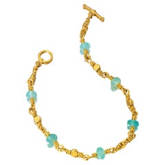Peruvian Opal bracelet in 22 Karat gold