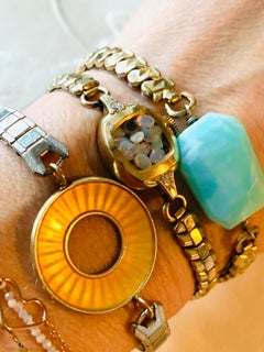 Peruvian Opal, Vintage Watchband
