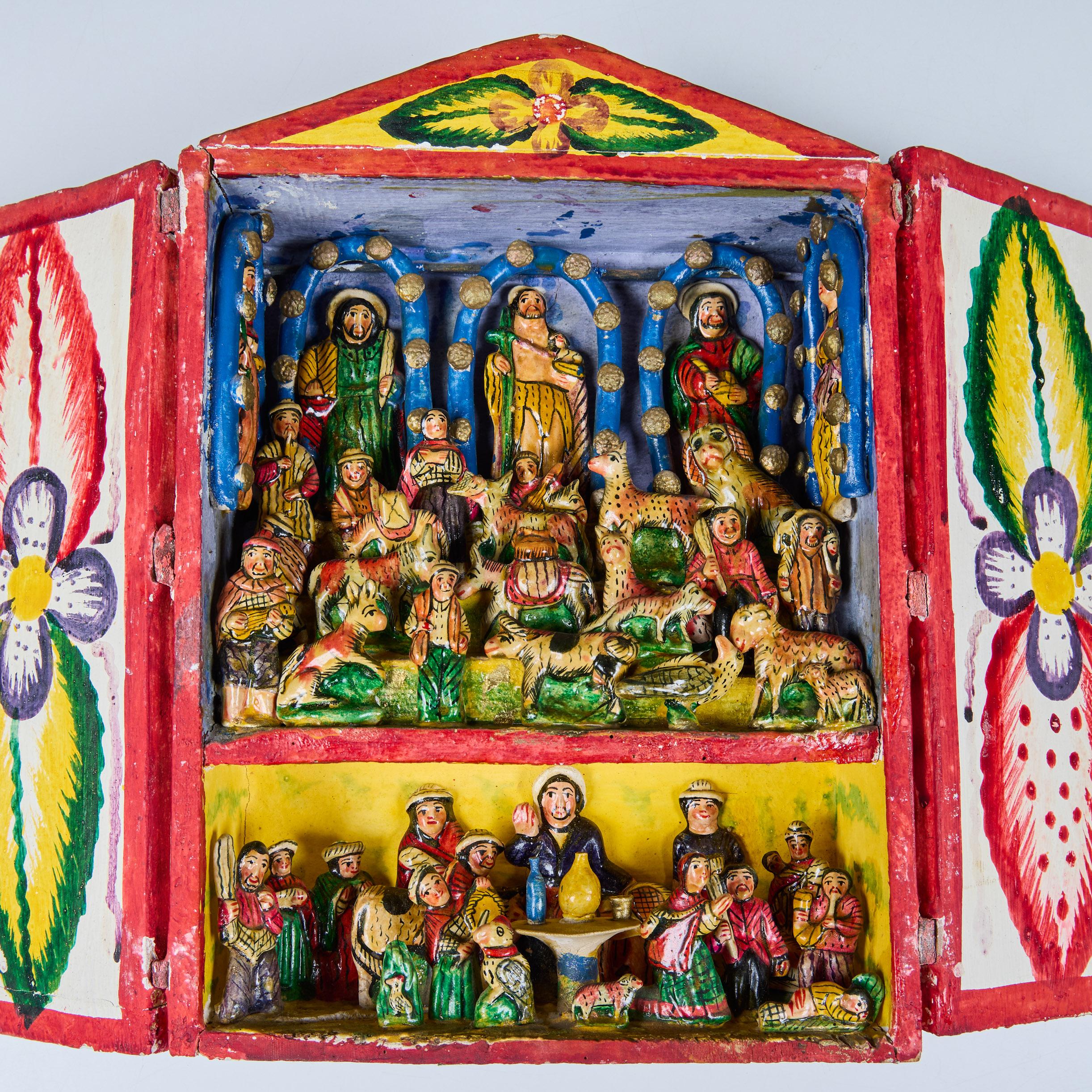 20ième siècle Retablo de la succession Evelyn Ackerman en vente