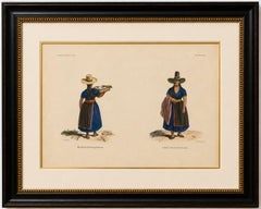 Peruvian Women of Lima, Cheese Seller and Regional Costume, Original 1841