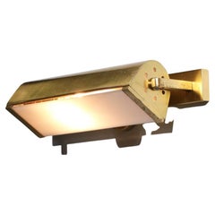 Perzel Wall Light from the 50's in Solid Brass Art Deco