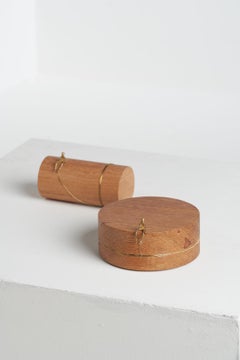 Pescador Series, Fisherman Table Sculpture Wood Edition (Set of 2)