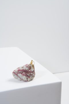 Serie Pescador, N753 Escultura de Mesa Pescador Turmalina Rubelita