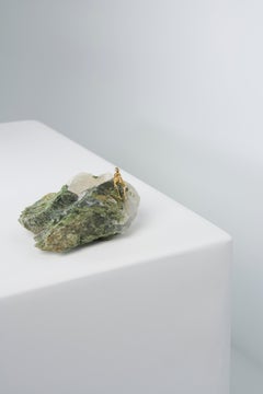 Scultura da tavolo Pescador Series, N832 Diopside Fisherman