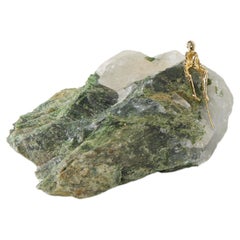 Serie Pescador, N832 Escultura de Mesa Pescador Diópsido