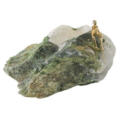 Sculpture de table pêcheur de Diopside Série Pescador N832