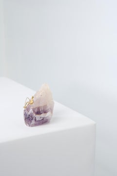 Pescador-Serie, N906 Brute Amethyst-Fischer-Tischskulptur, Pescador